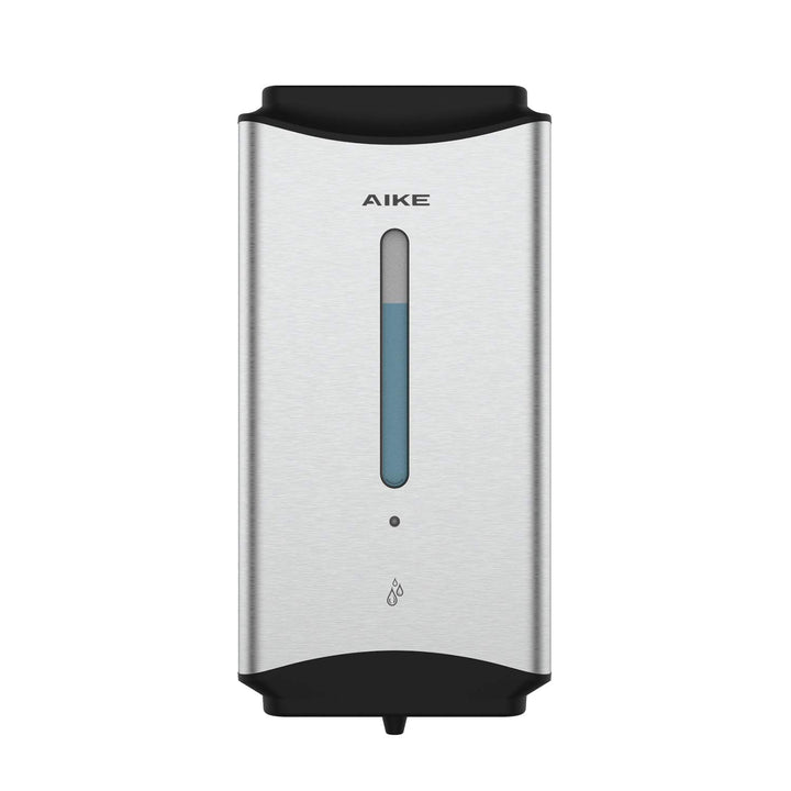 AIKE Seifenspender Automatischer Edelstahl, 1100 ml Kommerzieller Seifenspender Wandmontage mit Sich