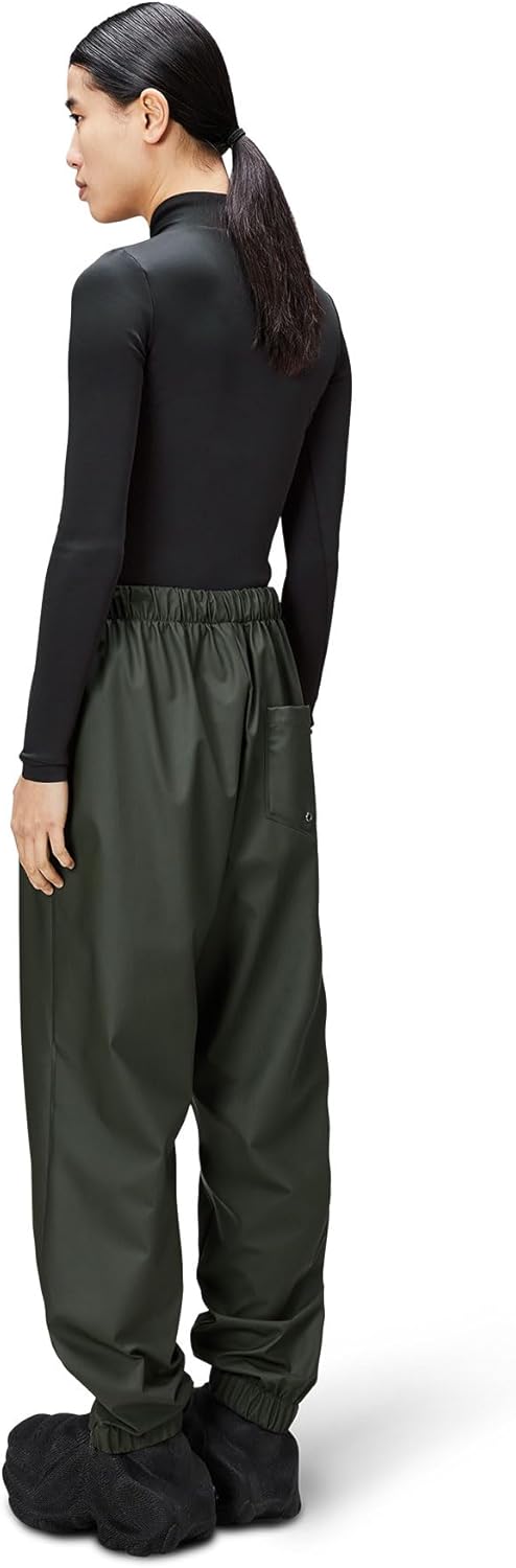 RAINS Unisex Normale Hose XS Grün, XS Grün