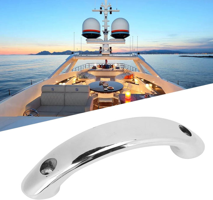 Yosoo Haltegriff für Boote 168 Mm Haltegriffschiene aus Edelstahl für Boote, Hochglanzpoliert für Tü