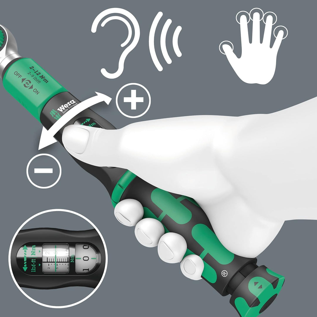 Wera 05075801001 Safe-Torque A 2 Drehmomentschlüssel mit 1-4&