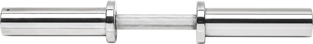 Bad Company Profi Olympia Kurzhantelstange (Stück) inkl. Federverschlüssen 50/51 mm Chrom