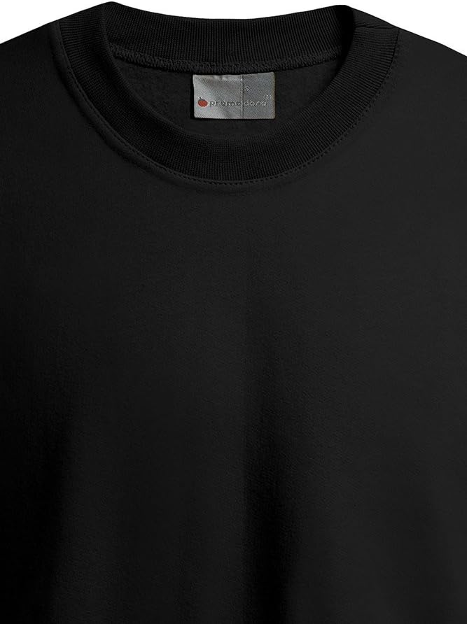 Premium Sweatshirt Plus Size Herren, Schwarz, XXXL