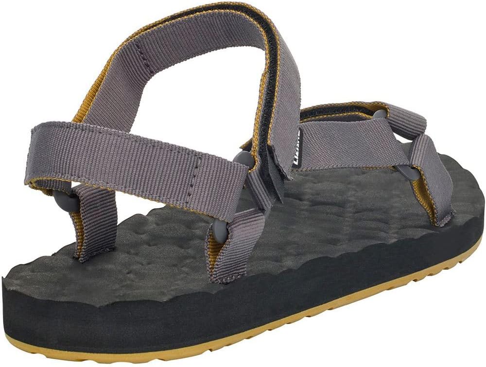 Lizard Trail Grau - Leichte wassertaugliche Outdoorsandale, Grösse EU 46 - Farbe Plain Dark Grey