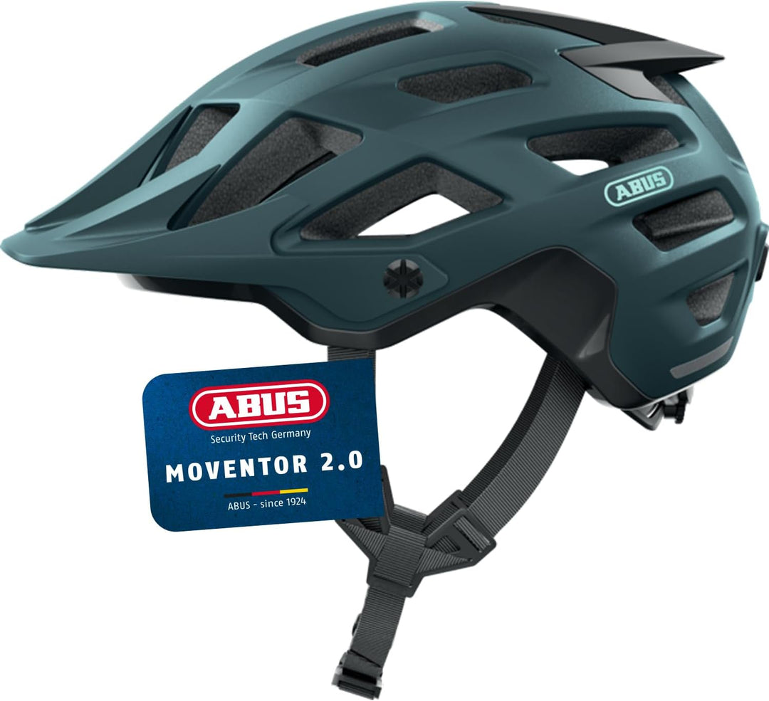 ABUS MTB-Helm Moventor 2.0 - komfortabler Fahrradhelm fürs Gelände - All-Mountain-Helm - für Damen u