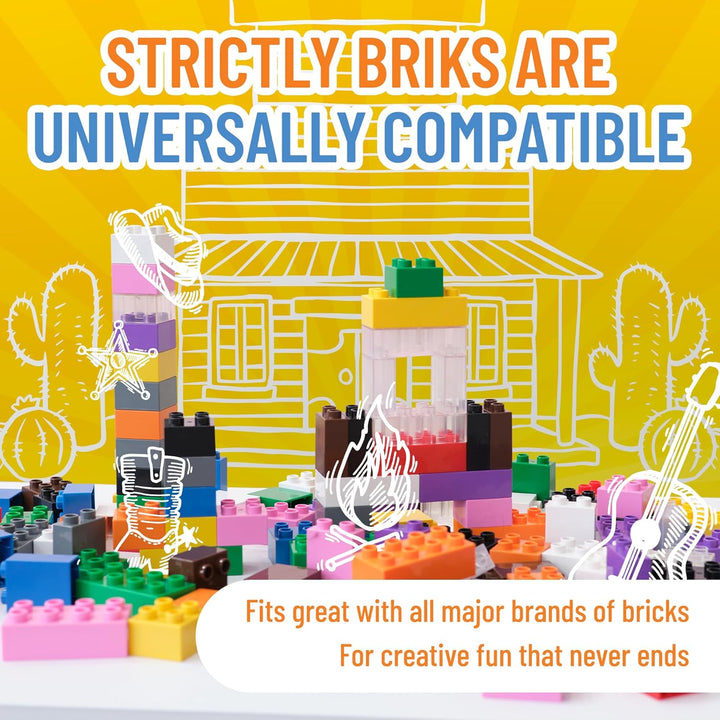 Big Briks Basic Builder Set #1 - Premium-Bausteine - kompatibel mit grossen Bausteinen Aller führend