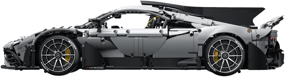 CaDA Mercedes-Benz AMG ONE C61503W - Modellauto-Bauset, 3295 Teile, ab 7 Jahren, Rot, Schwarz, Silbe