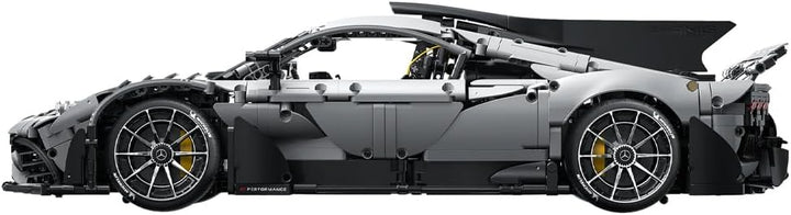 CaDA Mercedes-Benz AMG ONE C61503W - Modellauto-Bauset, 3295 Teile, ab 7 Jahren, Rot, Schwarz, Silbe