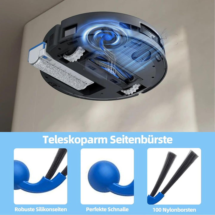 21 Stück Zubehörset für ECOVACS DEEBOT T80 Omni Saugroboter, Ersatzteile Zubehör 2 Anti Tangle Haupt