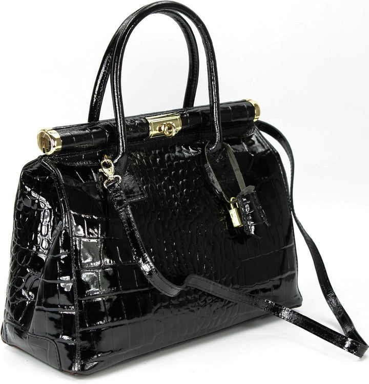 Belli The Bag XL italienische Leder Henkeltasche Handtasche Damen Ledertasche Umhängetasche - 34x25x