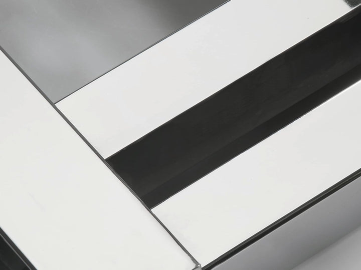 Home Badheizkörper „Nosy“ - Chrom - Moderner Design - Mittelanschluss 1/2“ - 500x800mm - Handtuchwär