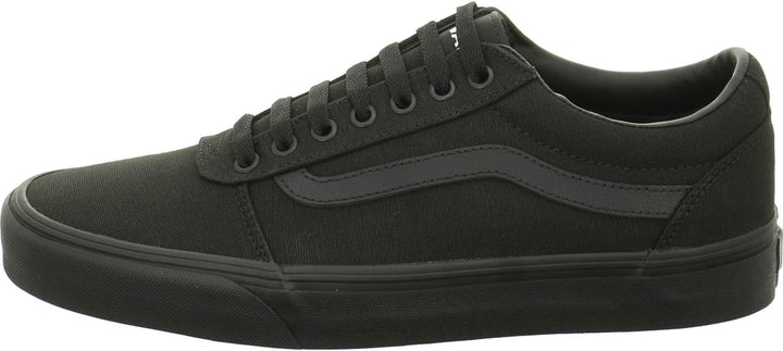 Vans Herren Ward Sneaker 38.5 EU Canvas Black Black, 38.5 EU Canvas Black Black