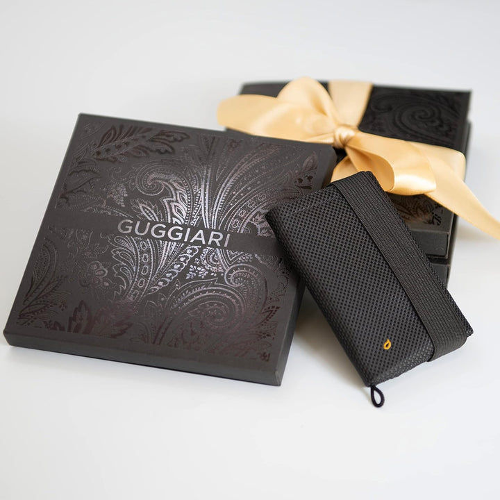 GUGGIARI® Slim Wallet mit RFID Schutz für Kreditkarten-, Bargeld- und Schlüsselhalter - Kartenetui H