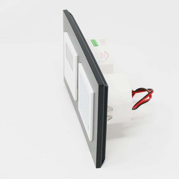 LOGIQ Unterputz Radio mit 2W RMS Lautsprecher, DAB+, UKW und Bluetooth, OLED-Display, Weck- und Slee