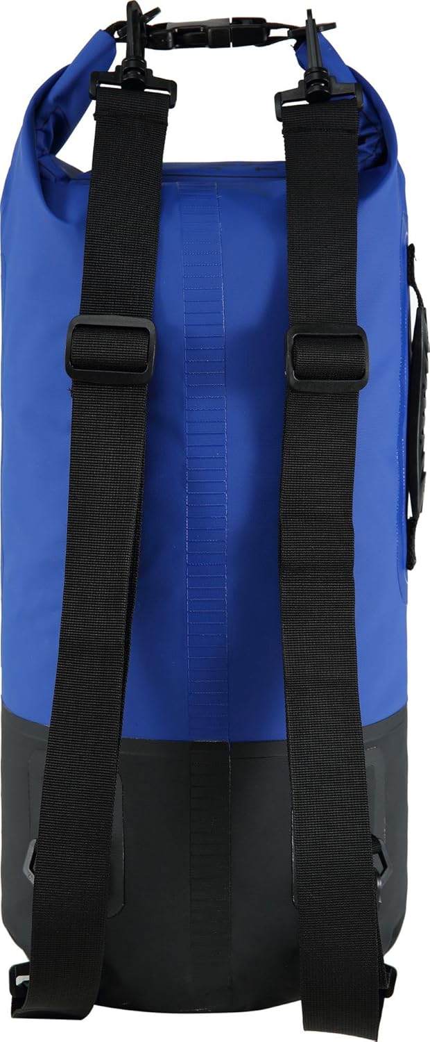 Cressi Unisex – Erwachsene Dry Bag Premium 20LT 20 L Schwarz/Blau/Bicolor, 20 L Schwarz/Blau/Bicolor