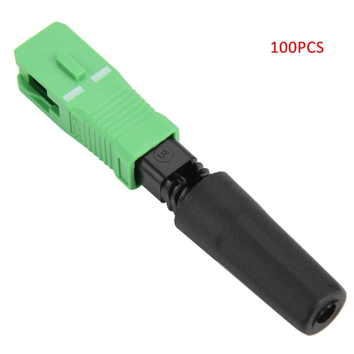 Oumefar SC Faser-Adapter, Schnellverbinder, Glasfaser, Verbindungsadapter, integrierte Audiokabel fü