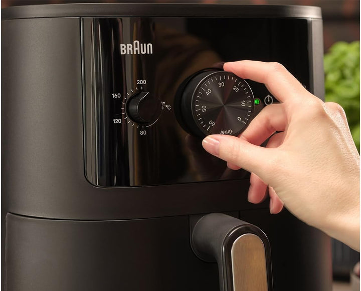 Braun Heissluftfritteuse MultiFry 3 HF3000, 4,3L, Airfryer, 80-200°, RealAir Technologie, Timer, 12