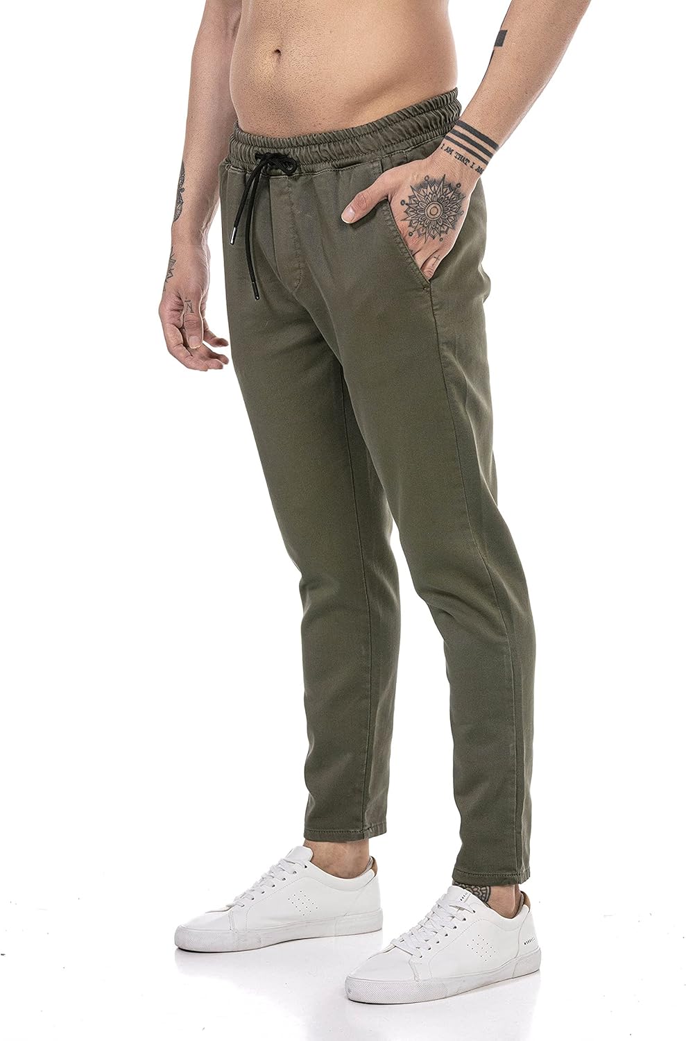 Redbridge Hose für Herren Freizeit-Hose Jogger Pants Chino, Khaki