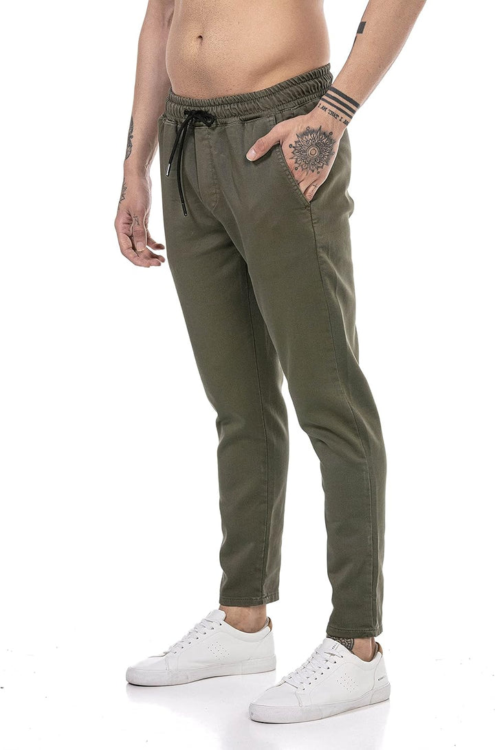 Redbridge Hose für Herren Freizeit-Hose Jogger Pants Chino, Khaki
