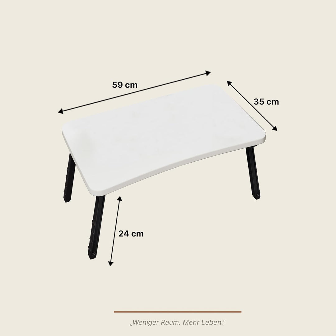 Laptoptisch Klappbar Betttisch Faltbar 59x35x24cm Sofatisch Beistelltisch Couch Bett 7 Farben Schrei