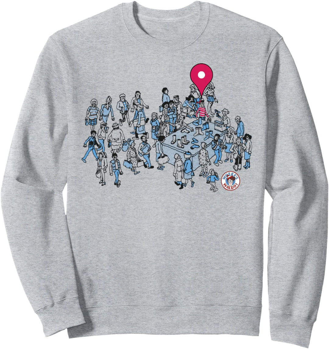 Where's Waldo? Found Shopping Sweatshirt