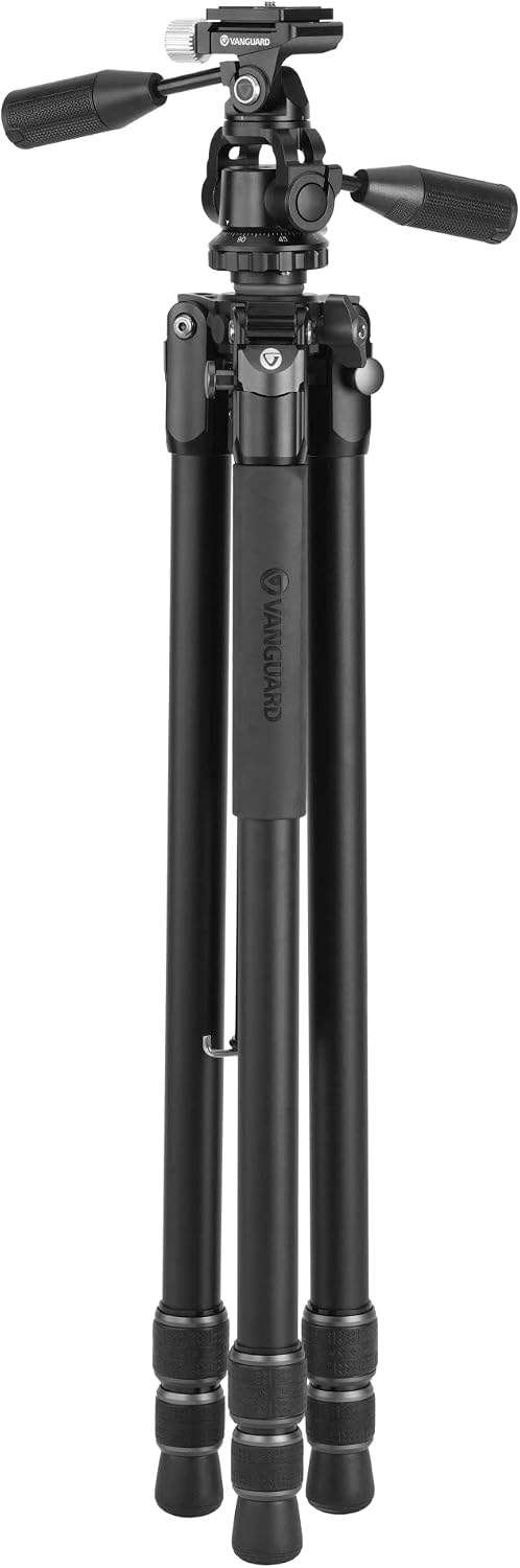 Vanguard Veo 3 303APS - Stabiles Stativ mit 30 mm Beindurchmesser und 3-Wege Kopf Aluminium 30mm 3 W