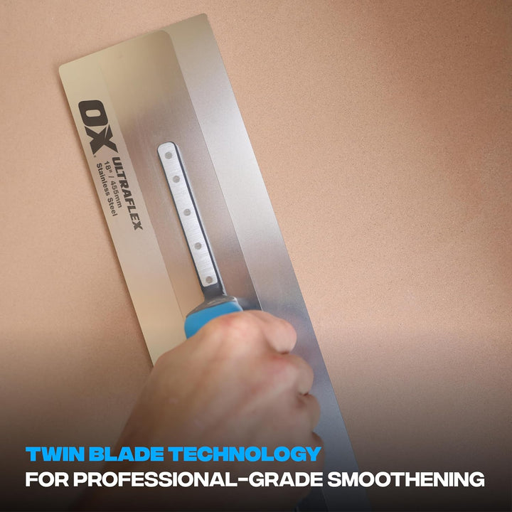 OX Pro UltraFlex Finishing Trowel 16in / 405 x 110 mm, 16in / 405 x 110 mm
