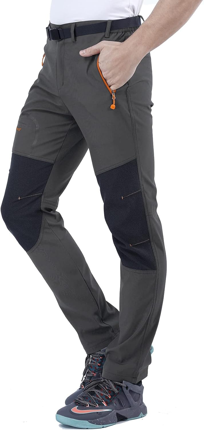 CARETOO Herren Wanderhose Trekkinghose Outdoorhose Softshellhose Funktionshose Skihose Verdickte War