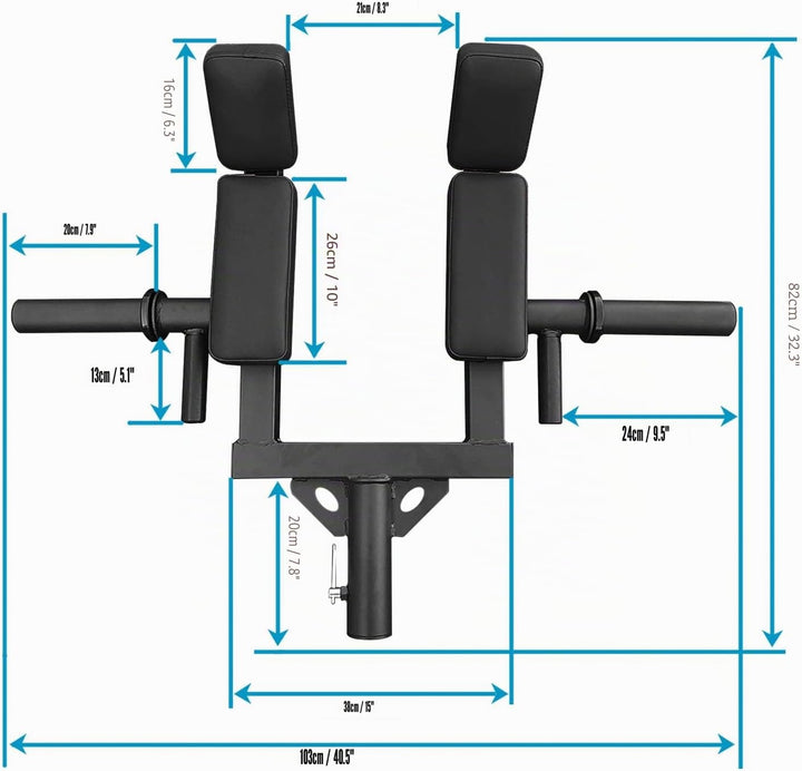 Viking Press Landmine Griff für 5,1 cm olympische Langhantel, T-Bar Row Attachment Core Strength Tra