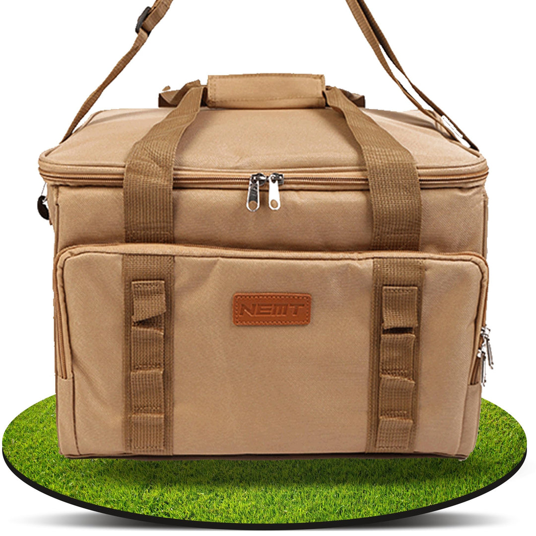NEMT Faltbare Kühltasche 25 Liter gross Einkaufstasche Isoliertasche Picknicktasche