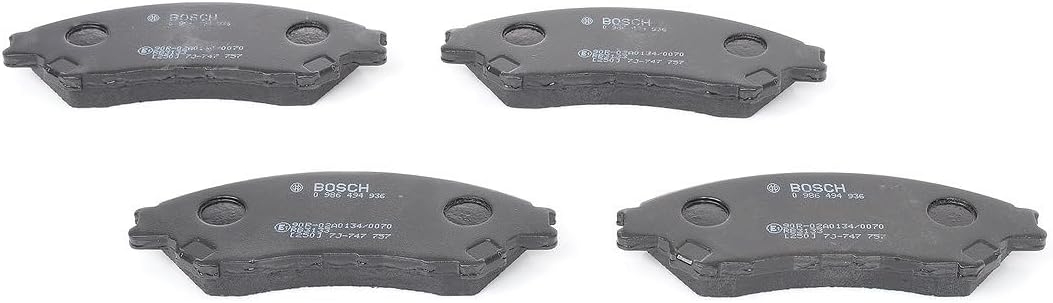 Bosch BP1925 Bremsbeläge - Vorderachse - ECE-R90 Zertifizierung - vier Bremsbeläge pro Set