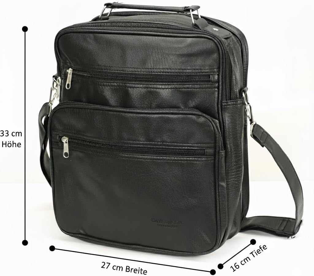 Echt Leder Arbeitstasche Umhängetasche Herrentasche Schultertasche Messenger Flugbegleiter Für Damen