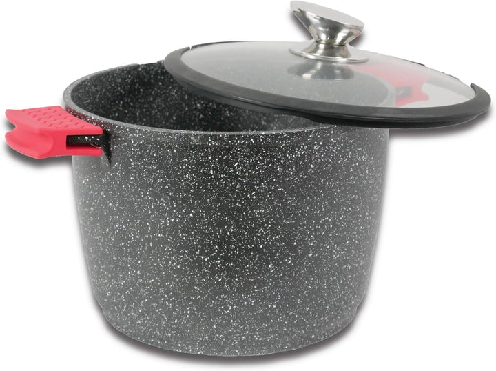 Royal Swiss® Induktionskochtopf – Induktionspfanne mit abnehmbaren Griffen – Ø 28 cm/10.5 Liter – Su