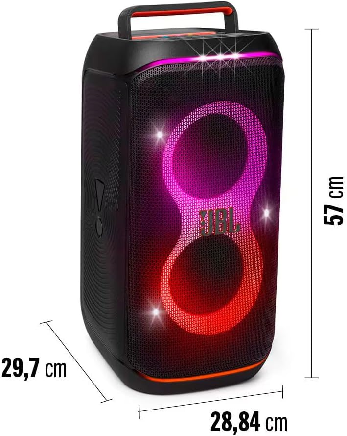 JBL, PartyBox Club 120 Bluetooth-Lautsprecher, Lichtshow, spritzwassergeschützt, 160 W RMS