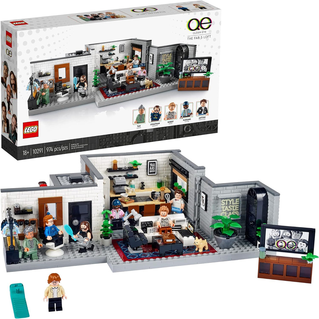 LEGO Queer Eye - The Fab 5 Loft 10291 Bauset (974 Teile)