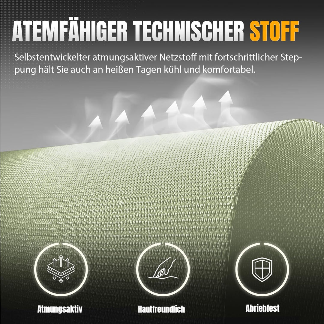 GTPLAYER Gaming Stuhl, Gamer Stuhl, Atmungsaktiver Bürostuhl aus Hochwertigem Stoff, Ergonomischer P