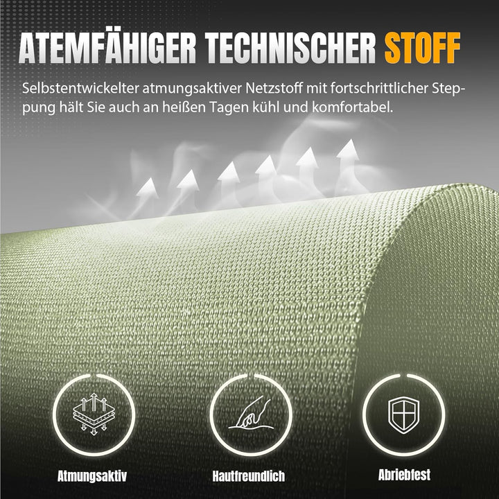 GTPLAYER Gaming Stuhl, Gamer Stuhl, Atmungsaktiver Bürostuhl aus Hochwertigem Stoff, Ergonomischer P