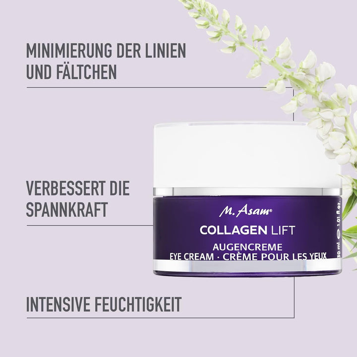 M. Asam COLLAGEN LIFT Augencreme (30 ml) – Straffende Collagen Augencreme minimiert Linien & Fältche