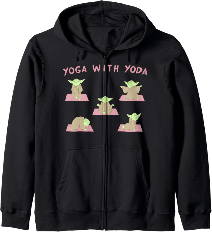 Star Wars Yoga With Yoda Kapuzenjacke
