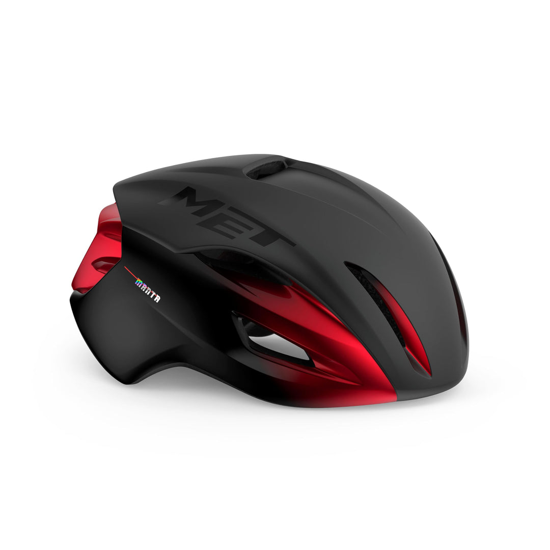 MET Manta MIPS Helm schwarz/rot, S