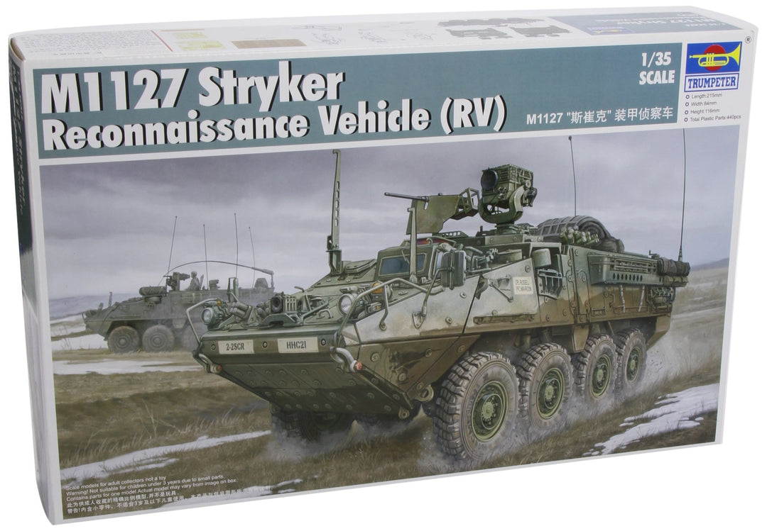 Trumpeter 00395 Modellbausatz M1127 Stryker RV