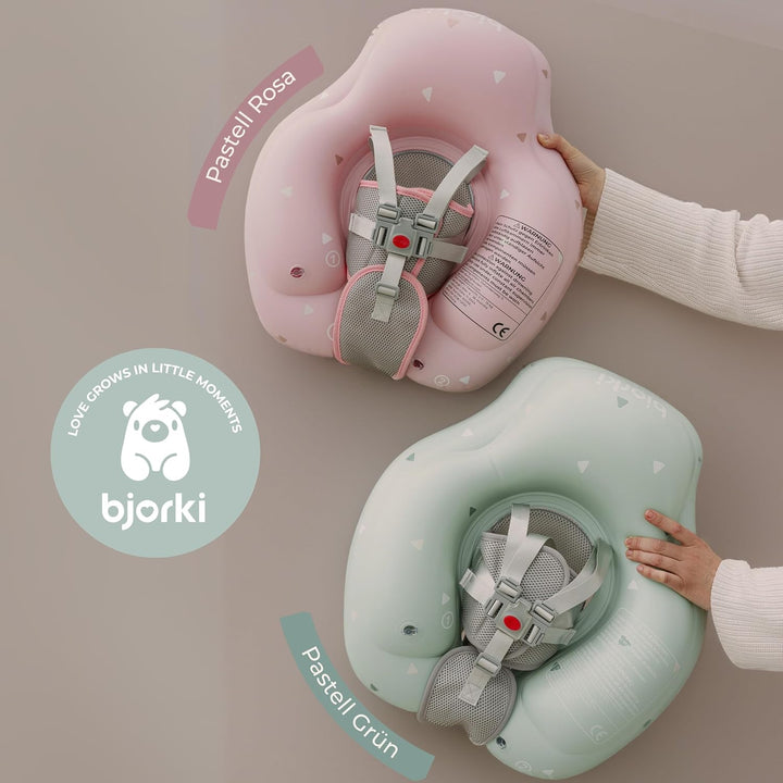 BJORKI® Schwimmring Baby – Stabil & sicher auf dem Wasser – Mitwachsender Schwimmreifen ab 6 Monate