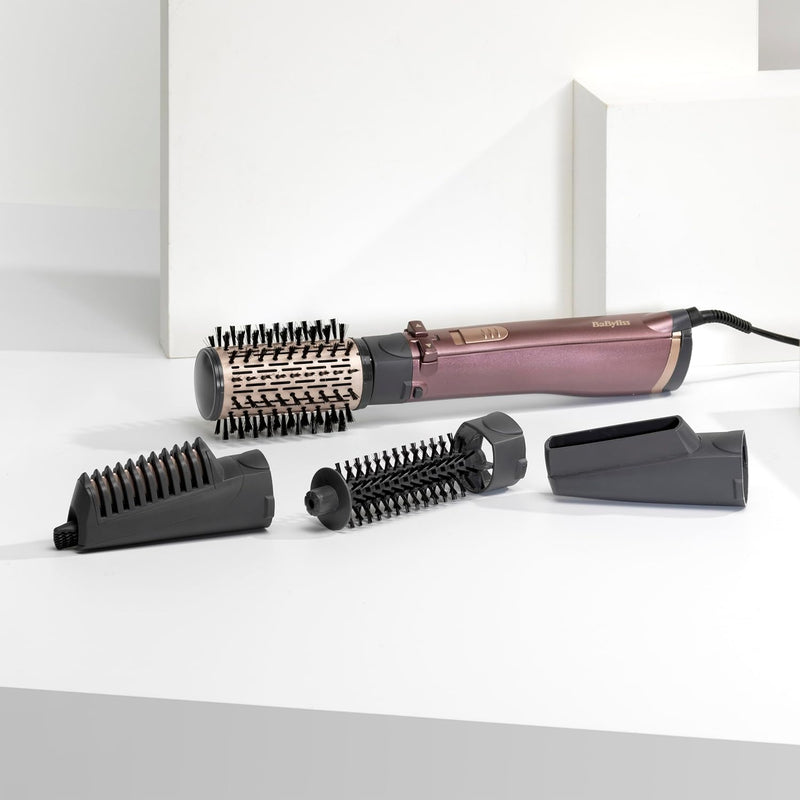 BaByliss Beliss Big Hair 1000 Watt 4-in-1 Heissluftstyler mit Aufbewahrungstasche, Grau, AS960E, 39,