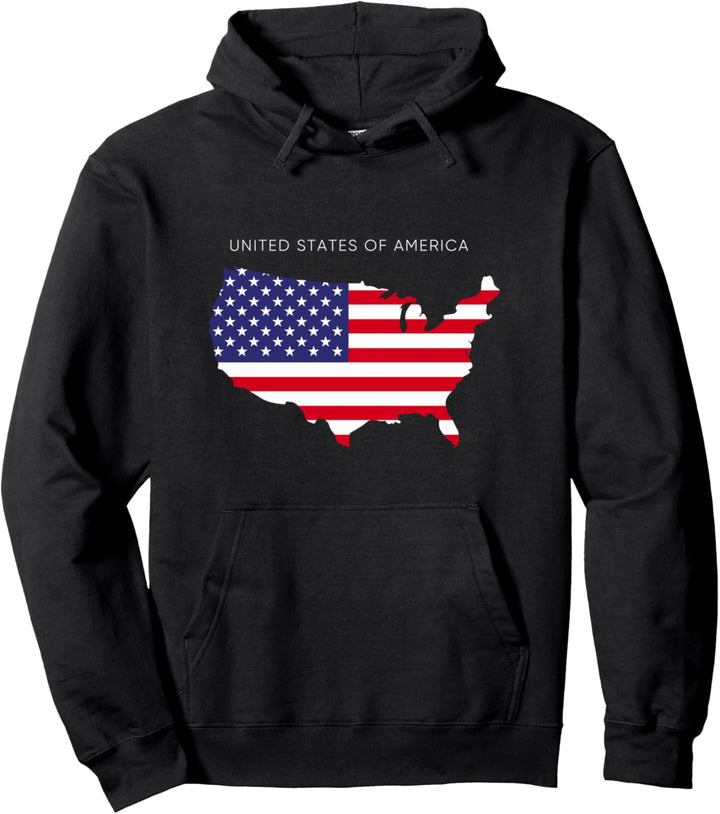 Vereinigte Staaten von Amerika Flagge Neuheit Grafik Coole Designs Pullover Hoodie