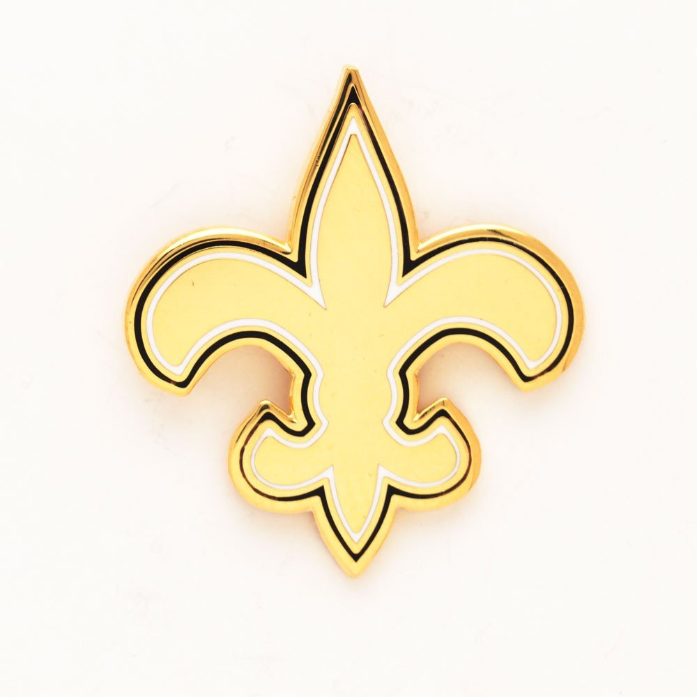 Wincraft NFL-Standard, Unisex, Erwachsene New Orleans Saints Approx. 1" wide Offizielle Teamfarben.,