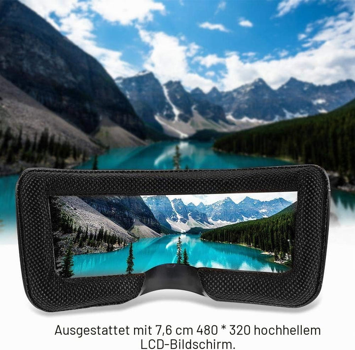 Tonysa 5,8 GHz Mini FPV Brille 3 Zoll 40 Kanal FPV Video Headset Brille 480 * 320 LCD Bildschirm mit