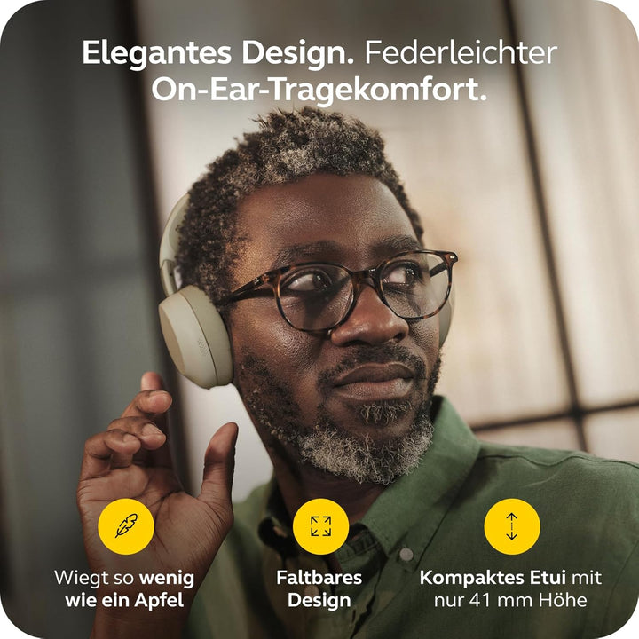 Jabra Evolve3 75, UC, Link390c, Warm Grey Warmgrau USB-C-Adapter – ohne Ständer Alle Plattformen, Wa
