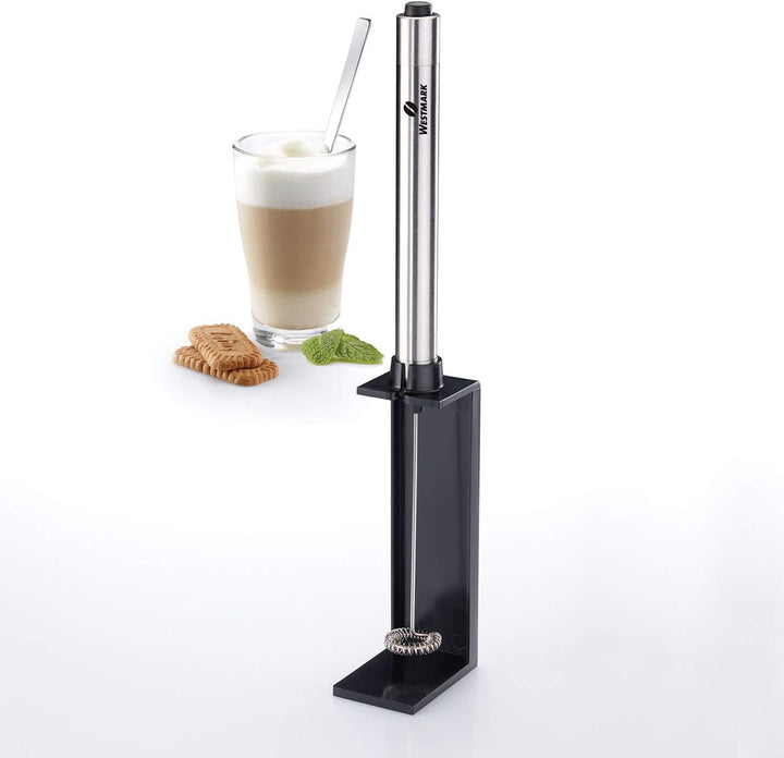 Westmark Elektrischer Milchaufschäumer, Brasilia, 24,8 cm Länge, 18/8 Rostfreier Edelstahl, 24762260