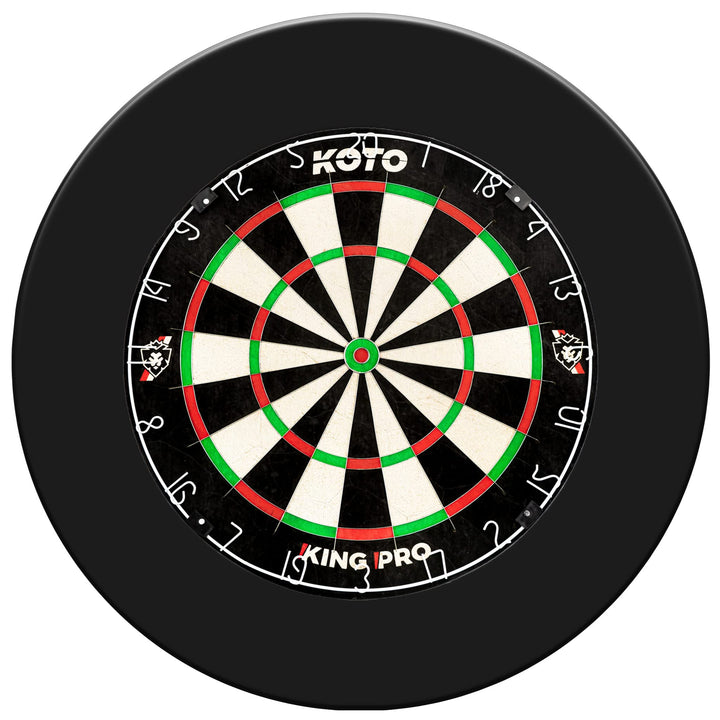 KOTO - King Pro + Dartbord Surround, Hochwertiger Dart Surround für alle Dartscheiben, Dart Auffamgr