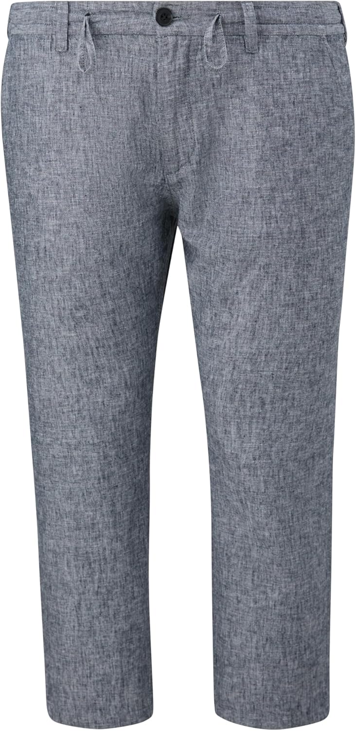 s.Oliver Relaxed: Jogger aus Leinenmix 38W / 34L Blau, 38W / 34L Blau