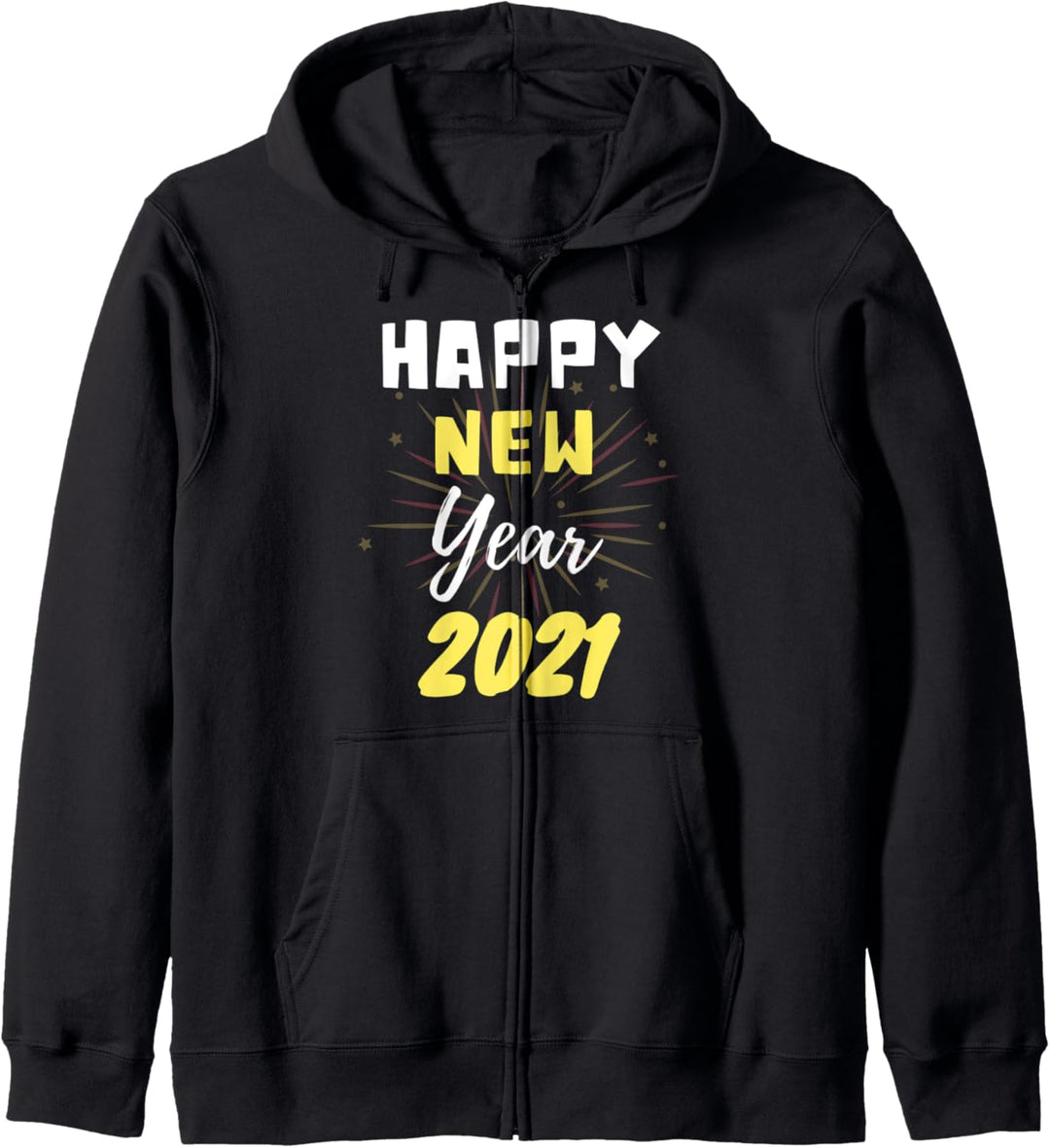 Frohes Neues Jahr 2021 Weihnachtsfeier zum Jahresende Kapuzenjacke